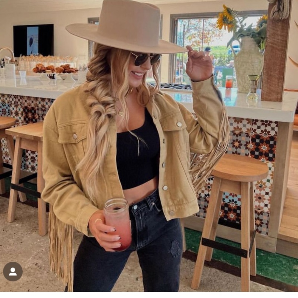 12th tribe fringe jacket